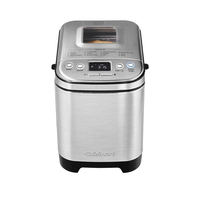 Cuisinart® 2 lb. Stainless Steel Breadmaker | Bed Bath ...