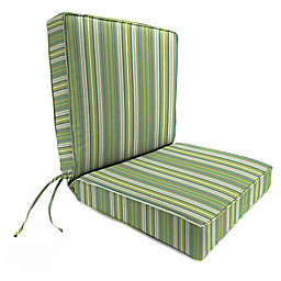 Stripe 44-Inch x 22-Inch Dining Chair Cushion in Sunbrella® Foster Surfside