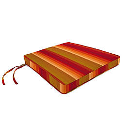 Stripe 18-Inch x 20.5-Inch Chair Cushion in Sunbrella® Fabric