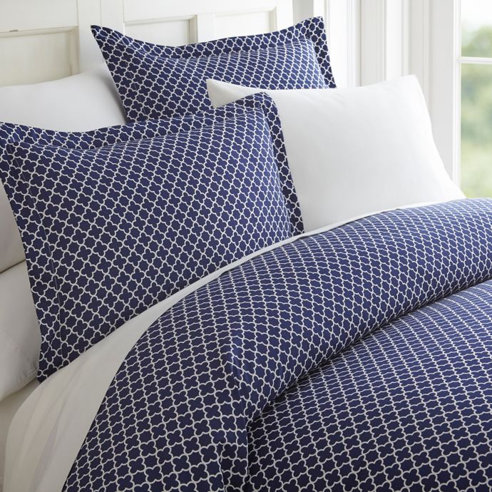 Home Collection Quatrefoil Duvet Cover Set Bed Bath Beyond