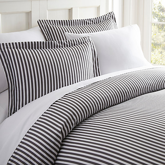 Alternate image 1 for Home Collection Ribbon 3-Piece Duvet Cover Set