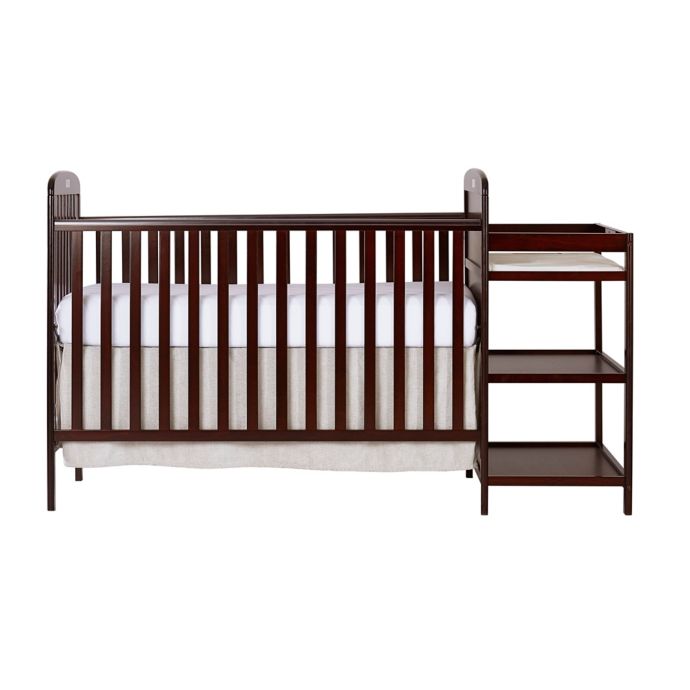 Dream On Me Anna 4 In 1 Convertible Crib And Changing Table Combo