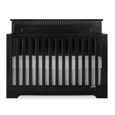 black baby crib