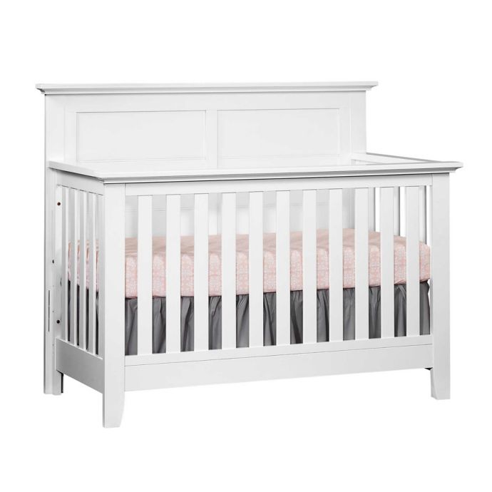 Oxford Baby Stone Haven 4 In 1 Convertible Crib In White Bed