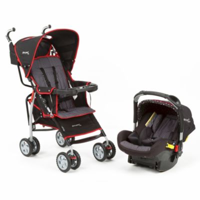 the first years stroller red and black