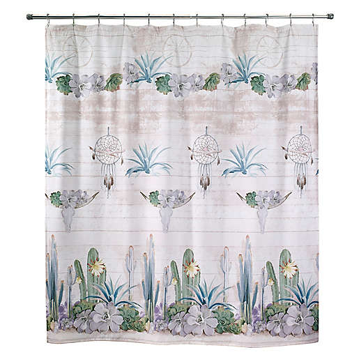 Avanti Canyon Shower Curtain Collection, Avanti Sea Glass Shower Curtain Rods