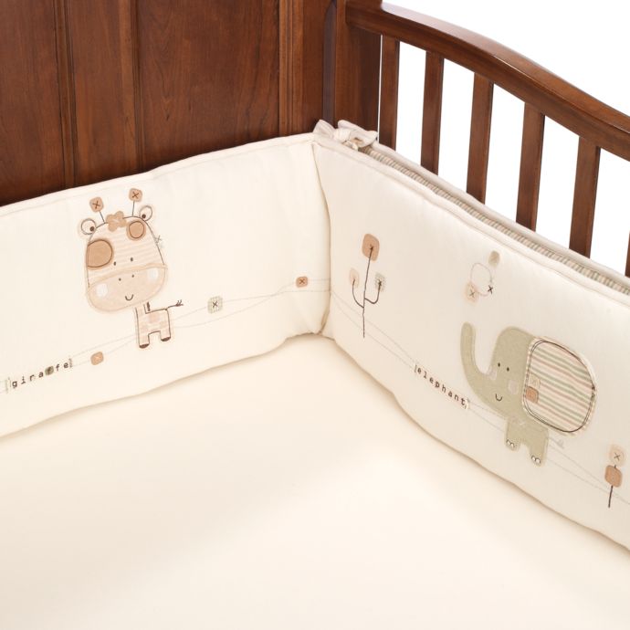 Nature S Purest Sleepy Safari Bumper Set Buybuy Baby