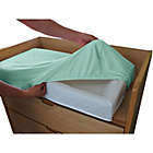 Alternate image 3 for LA Baby&reg; 32-Inch Waterproof 4-Sided Changing Pad with Terry Cover in Mint