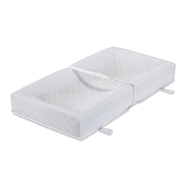 LA Baby&reg; 32-Inch Waterproof 4-Sided Changing Pad with Terry Cover in Mint. View a larger version of this product image.