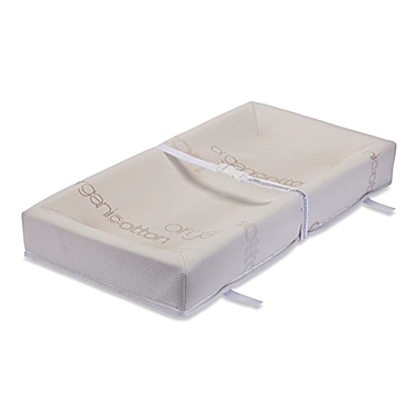 LA Baby&reg; 32-Inch 4-Sided Changing Pad with Blended Organic Cotton Cover. View a larger version of this product image.