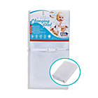 Alternate image 1 for LA Baby&reg; 30-Inch Waterproof 4 Sided Changing Pad and White Terry Cover