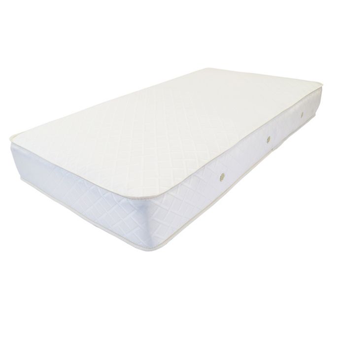 L A Baby Euro Top Soy Foam Crib Mattress With Jacquard Cover