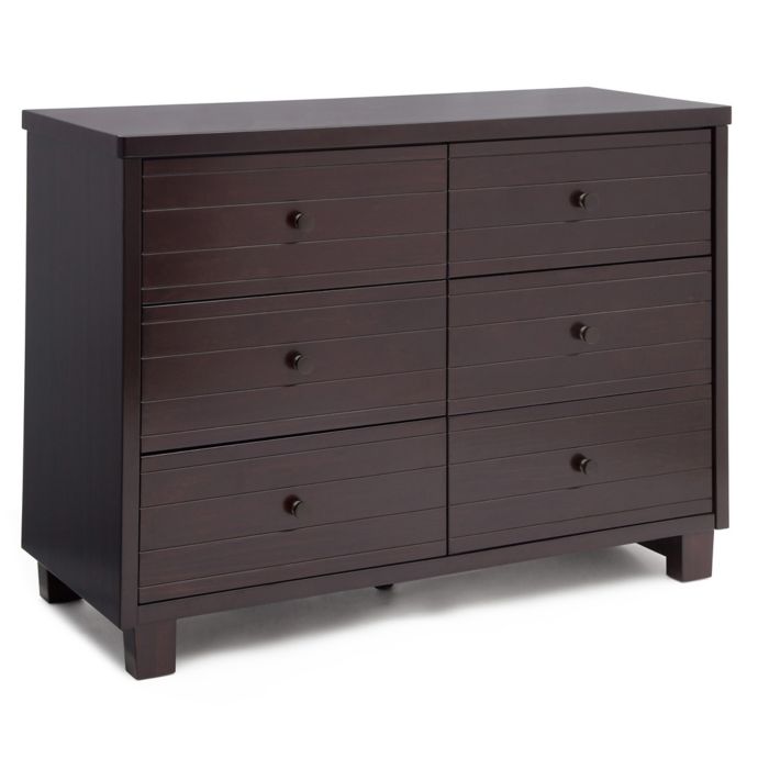 Simmons Kids Slumbertime Rowen Double Dresser In Espresso Bed