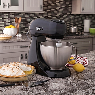 Hamilton Beach&reg; Eclectrics&reg; 4.5 qt. All-Metal Stand Mixer in Black. View a larger version of this product image.