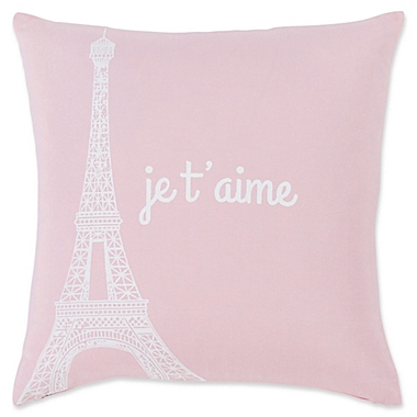 Surya Motto Novelty Square Throw Pillow. View a larger version of this product image.