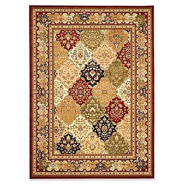 Safavieh Lyndhurst Diamond Patchwork 7-Foot 9-Inch x 10-Foot 9-Inch Rug in Red. View a larger version of this product image.