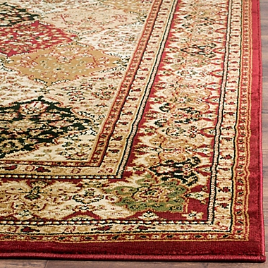Safavieh Lyndhurst Diamond Patchwork 7-Foot 9-Inch x 10-Foot 9-Inch Rug in Red. View a larger version of this product image.