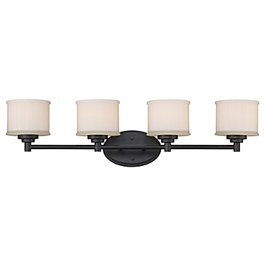 Bel Air Cahill 4-Light Vanity Light in Oil Rubbed Bronze. View a larger version of this product image.
