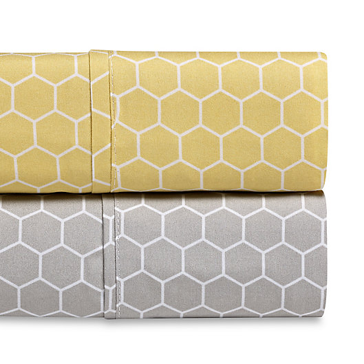 Alternate image 1 for Home Collection Honeycomb Sheet Set