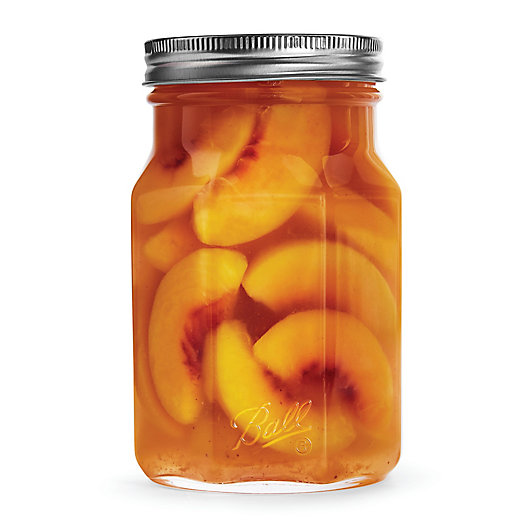 Alternate image 1 for Ball® Elite 32 oz. Wide Mouth Clear Glass Mason Sharing Jars (Set of 4)