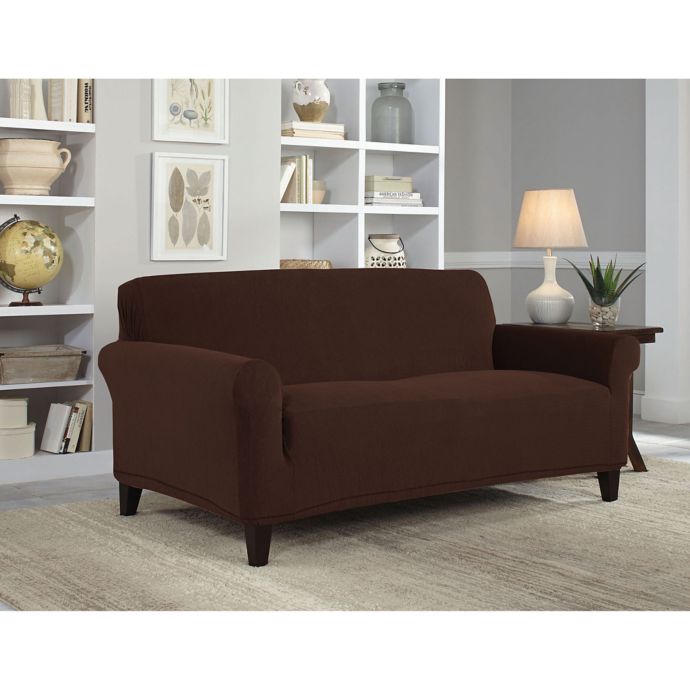Perfect Fit® NeverWet Luxury Loveseat Slipcover Bed Bath and Beyond
