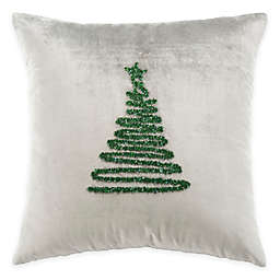 Safavieh Enchanted Evergreen 20-Inch Square Pillow in Grey/Green