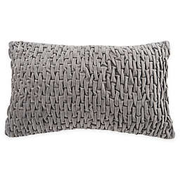 Safavieh Caine Oblong Throw Pillow in Medium Grey