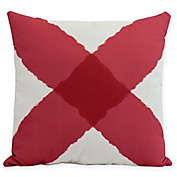 E by Design X Marks the Spot Square Throw Pillow in Red