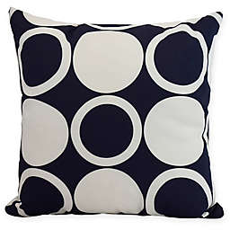 E by Design Mod Circles Square Throw Pillow