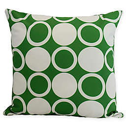 E by Design Small Mod Circles Square Throw Pillow