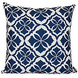 Ceylon Floral Square Throw Pillow in Blue