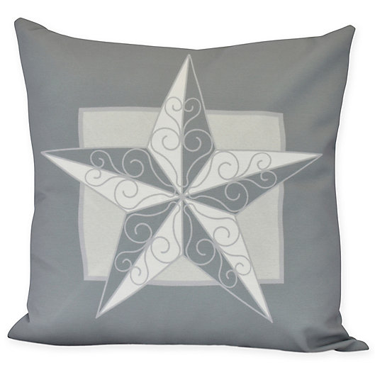 Alternate image 1 for E by Design Night Star Square Throw Pillow