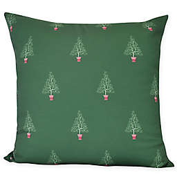E by Design Filigree Forest Square Throw Pillow