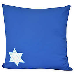 E by Design Star&#39;s Corner Square Throw Pillow in Royal Blue