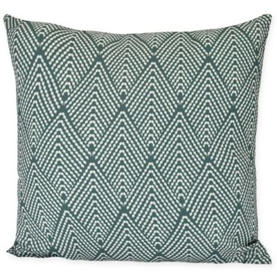 E by Design Lifeflor Square Throw Pillow in Green