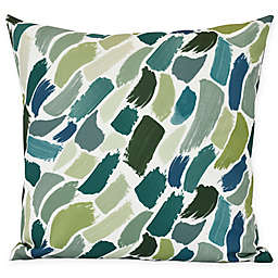 E by Design Wenstry Square Throw Pillow in Green