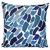 E by Design Wenstry Square Throw Pillow in Blue