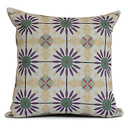 E by Design Chaney Square Pillow in Green