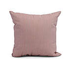 Alternate image 0 for Ticking Stripe Square Throw Pillow in Purple