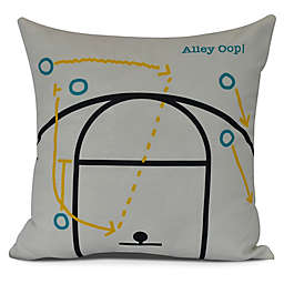 E by Design! Alley Oop Square Throw Pillow