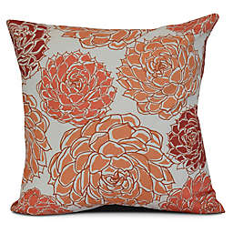 Olivia Square Throw Pillow in Coral