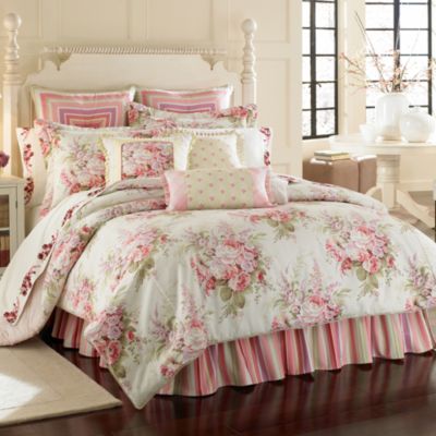 J. Queen Rosemoor Comforter Set, 100% Cotton | Bed Bath & Beyond