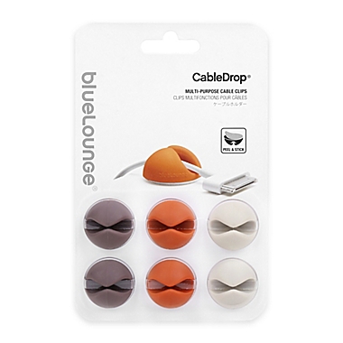 CableDrop 6-Pack Cable Clips. View a larger version of this product image.