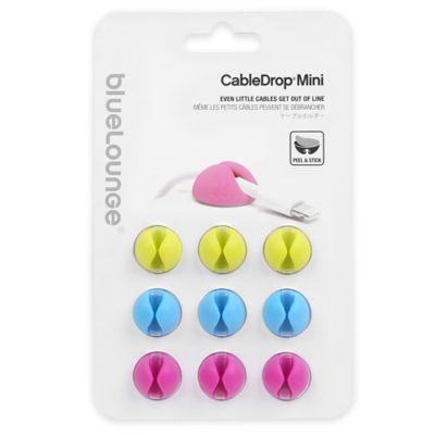 9-Pack CableDrop Mini Cable Holders