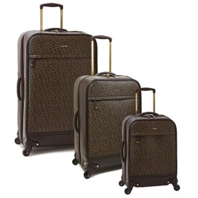 calvin klein monogram luggage