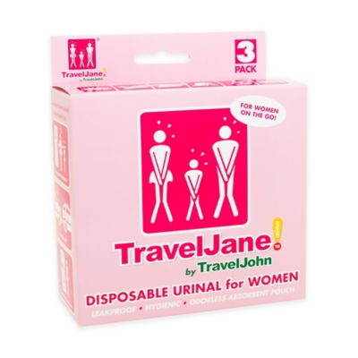 TravelJane Disposable Urinals for Women (Set of 3)