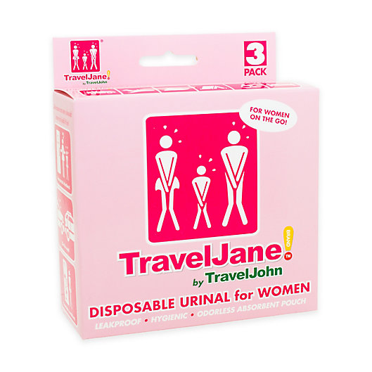 Alternate image 1 for TravelJane Disposable Urinals for Women (Set of 3)