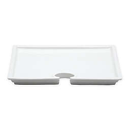 Red Vanilla Wine & Cheese Plates in White (Set of 6)