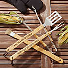 Alternate image 0 for You Name It! 4-Piece BBQ Tool Set