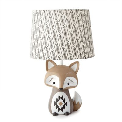 grey nursery lamp